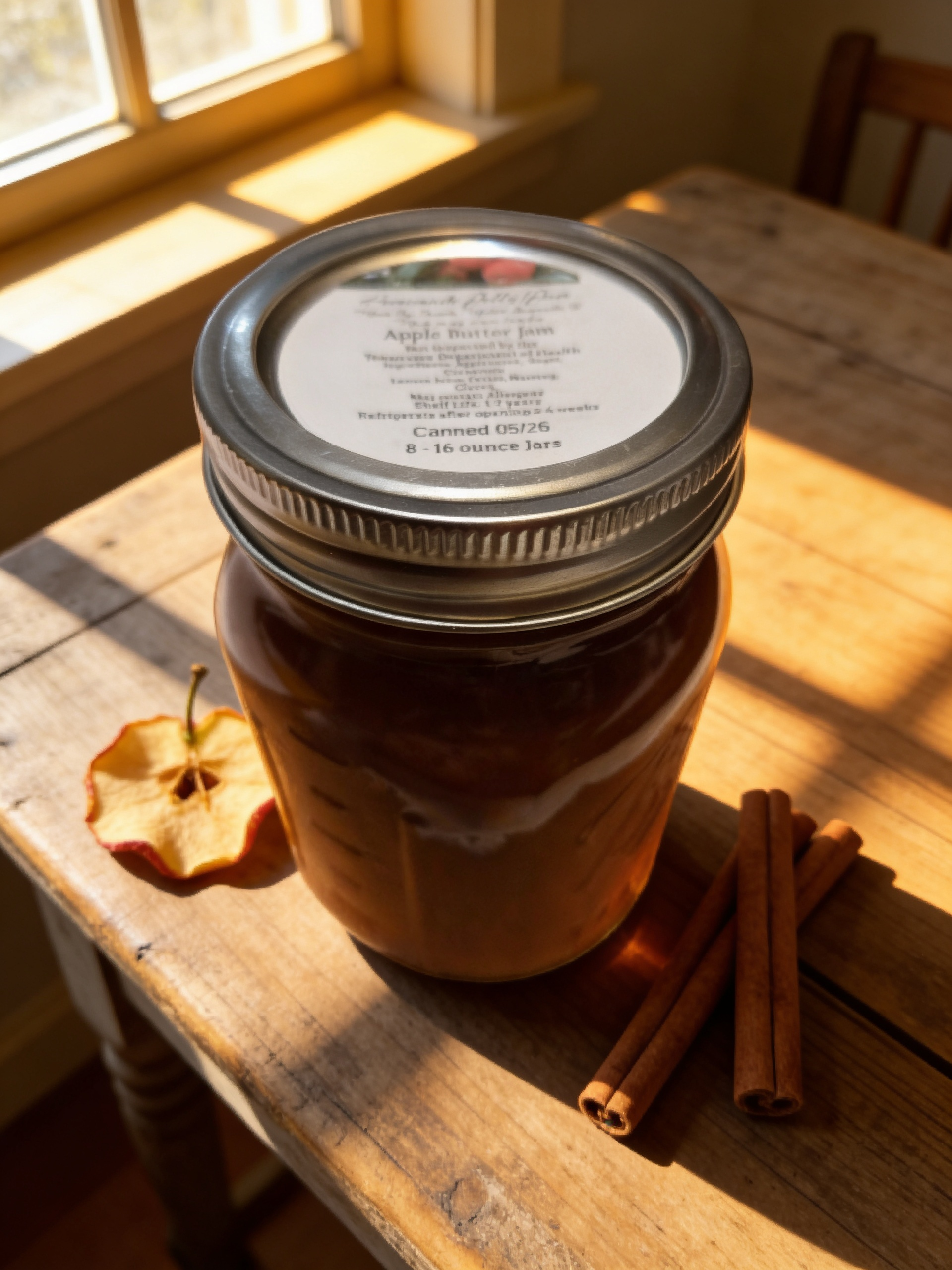 Apple Butter Jam  16oz
