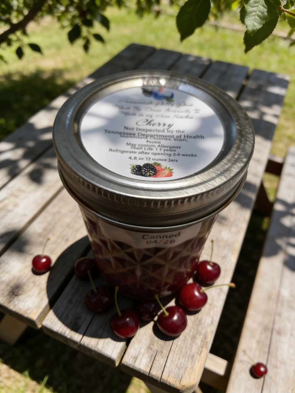 Cherry Jam 8oz