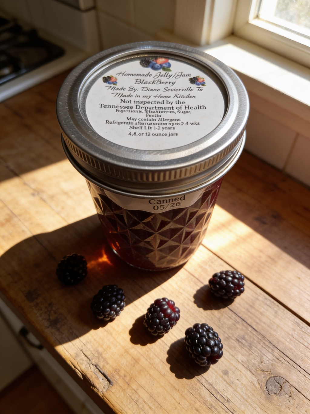 Blackberry Jam 8oz